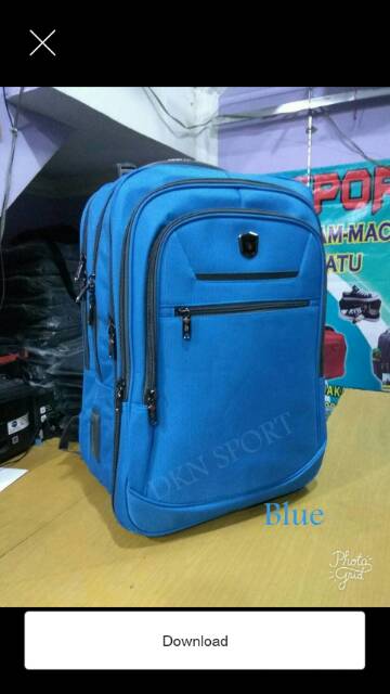 Polo power tas ransel laptop original tas punggung backpack import 18 inchi