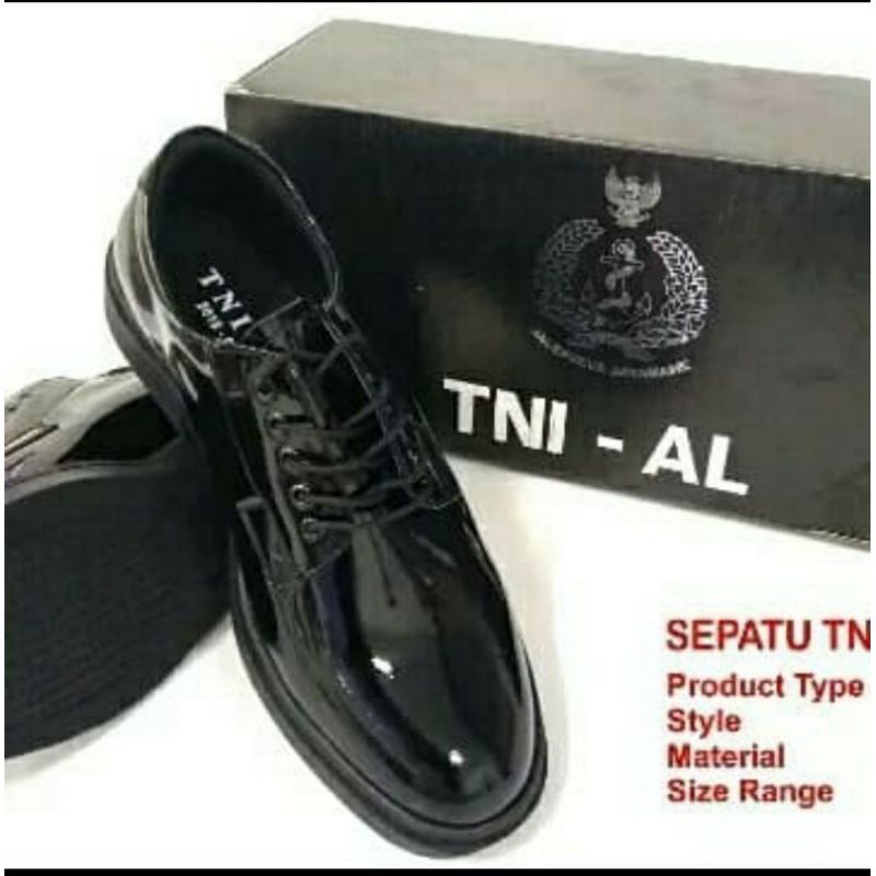 Sepatu PDH TNI AL Original