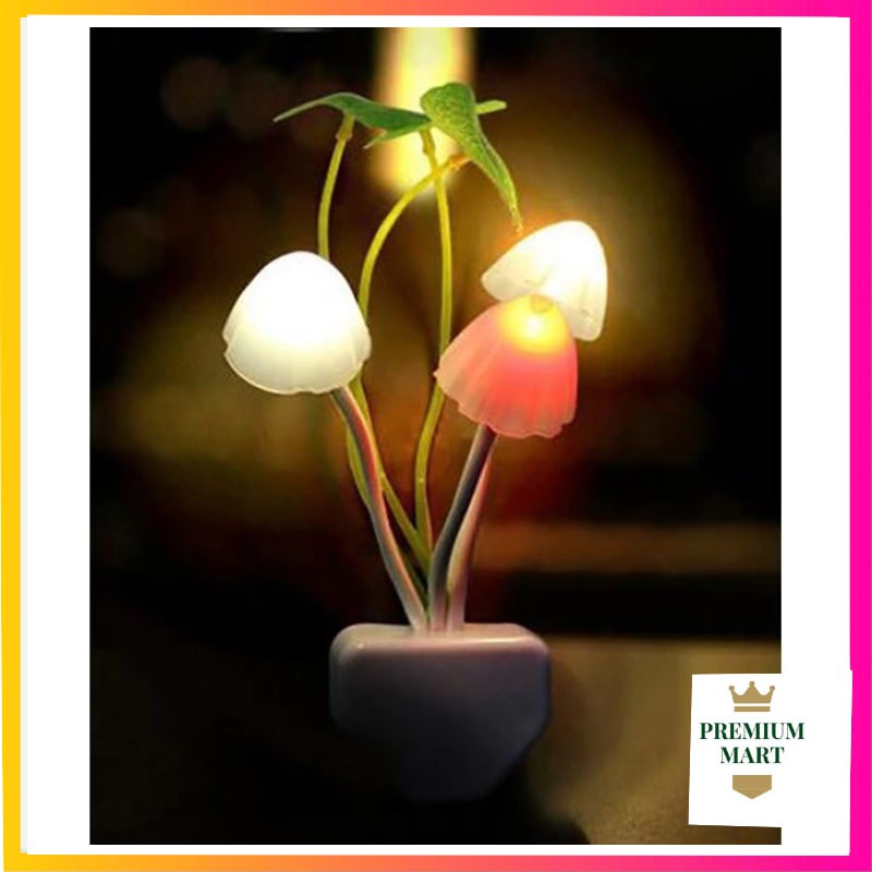 Lampu Tidur Jamur Avatar Mushroom Sensor Cahaya LED Night Lamp [PM]