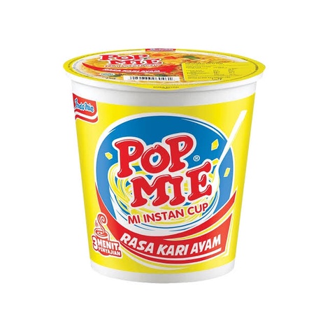 

s574gfd Popmie Rasa Kari Ayam Mi Instan Cup (1 Karton Isi 24 Cup) Ff064151E