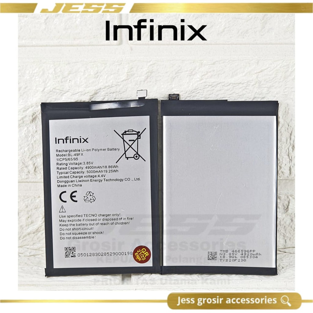 Baterai Battery Original Infinix Hot 8 X650 Hot 8 Pro X650b X650C HOT 9 X655 X655F BL49FX BL-49FX