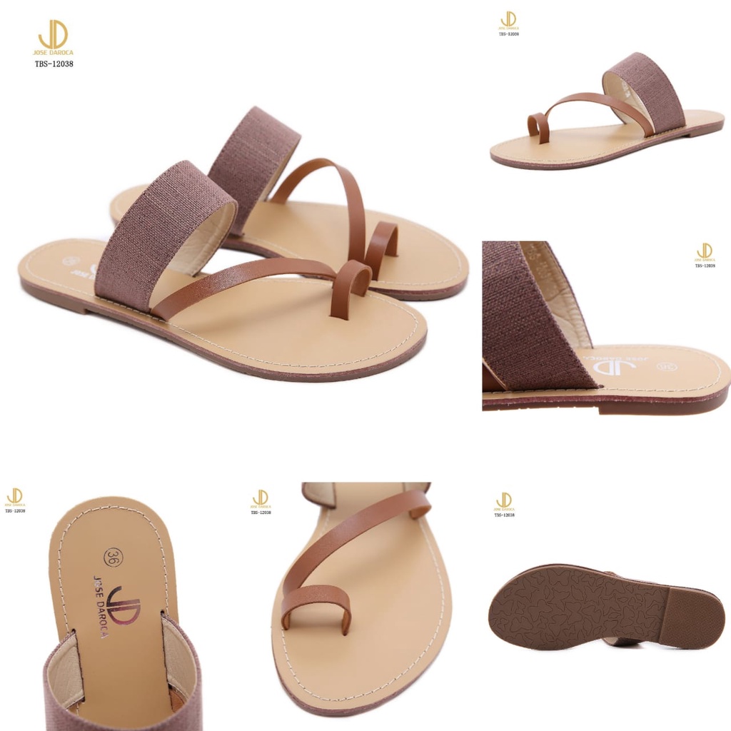 JOSE DAROCA Sandal Flat Tali Jepit #TBS-12038# Original