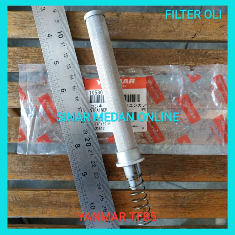 TF85 Oil Strainer Assy Yanmar TF 85 Oil Filter - Saringan oli