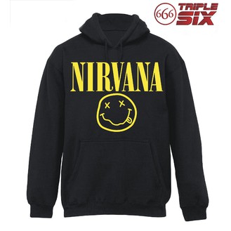 Jaket Hoodie - Nirvana - BLACK