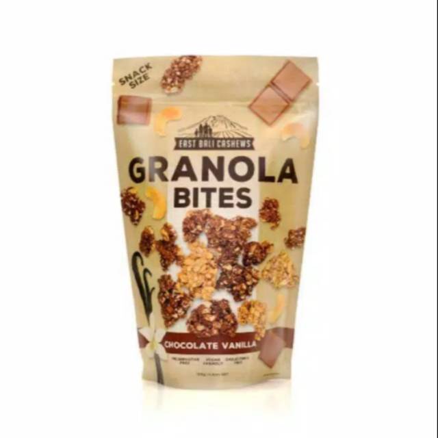 

East Bali cashews Granola Bites Chocolate Vanilla