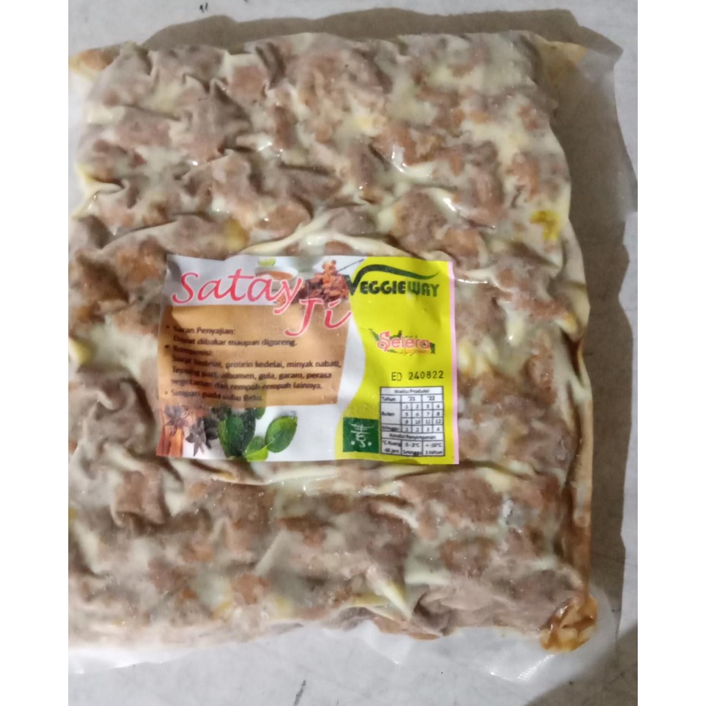 

AYAM VEGETARIAN VEGETARIAN SATAY VEGGIE WAY JI SATE 1KG