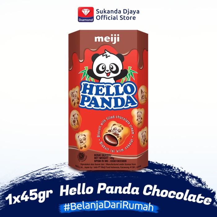 

Wafer-Biskuit- Hello Panda Meiji Chocolate 45 Gr -Biskuit-Wafer.