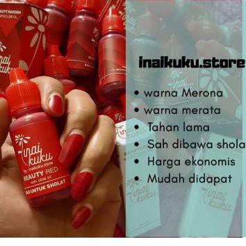 ➯ Inaikuku pacar kuku Inai kuku cat kuku halal muslimah pengantin wanita ➻