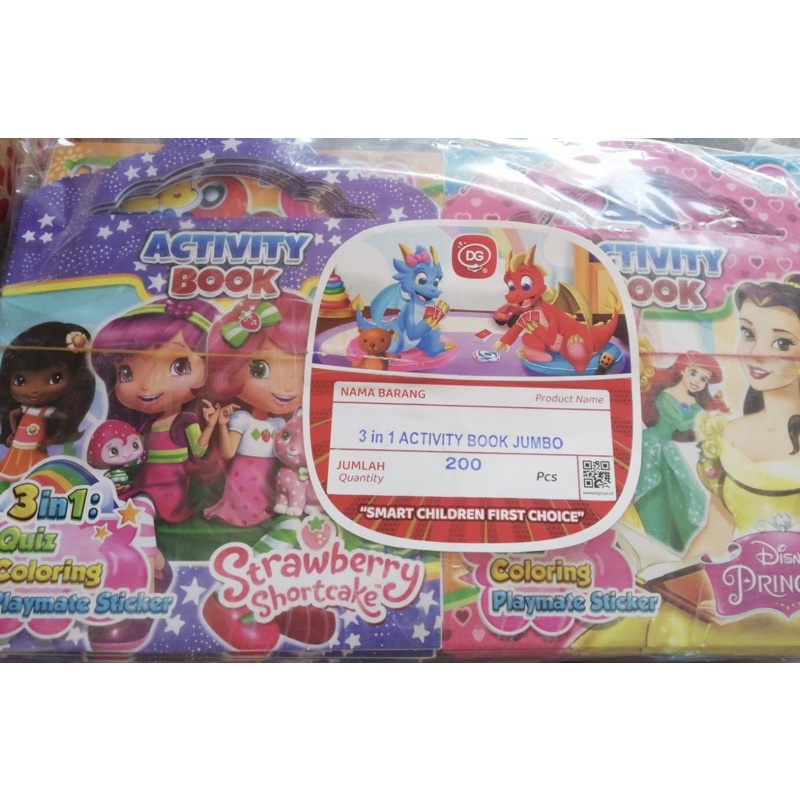 

Activty book jumbo 3 in 1