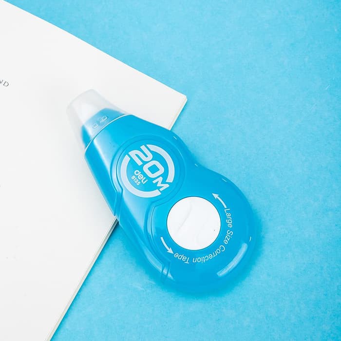 

JUAL DELI E8135 TIP X-CORRECTION TAPE W/CAP LONG 5MM20M-BIRU