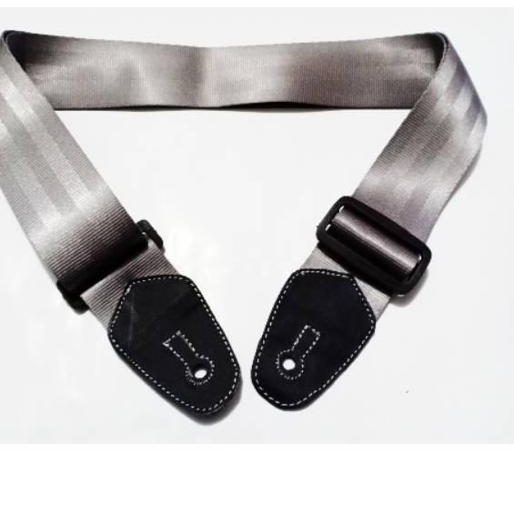✹ Strap Gitar Police Line / Sabuk Gitar Elektrik Akustik Polos ◙