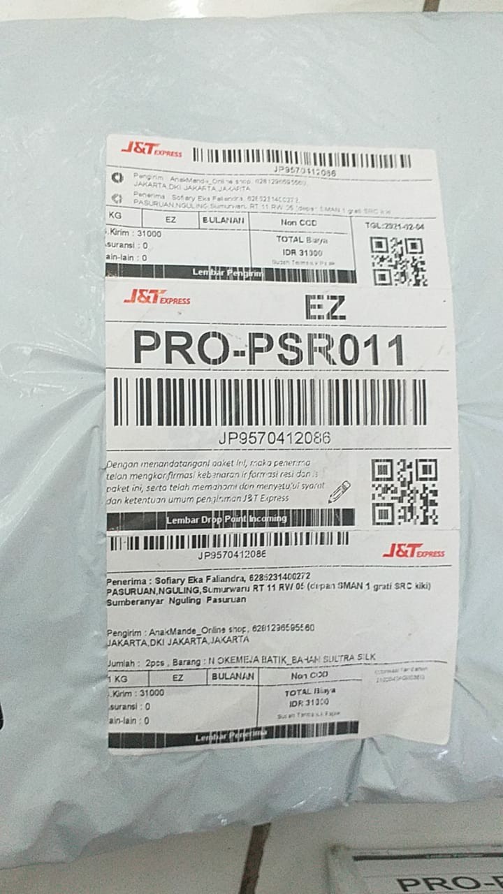 N.o>kemeja Batik_bahan Sultra Silk Adem