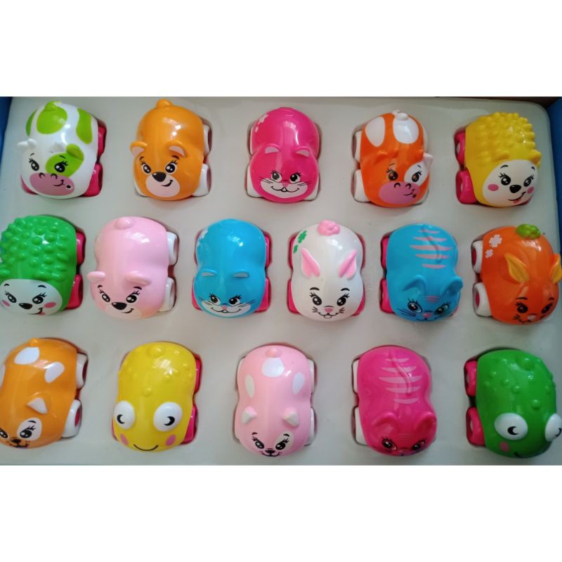 MAINAN ANAK LITTLE ANIMALS/MOBIL HEWAN MINI