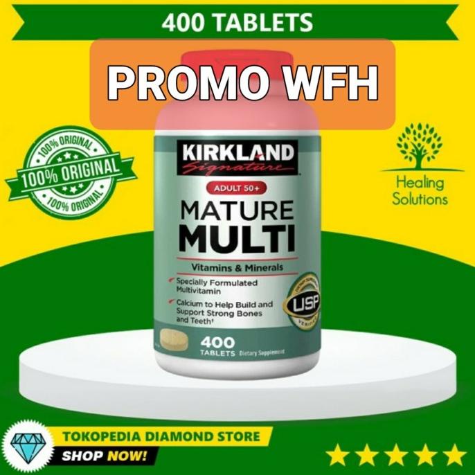 Kirkland Mature Multi Multivitamin for Adult 50+ isi 400 Tablet Lc