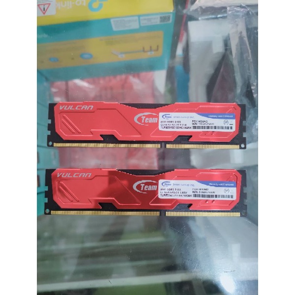 LONGDIM DDR3 4GB 2133 Team Vulcan RAM PC Komputer CPU Longdimm Memory Second Seken Bekas Murah