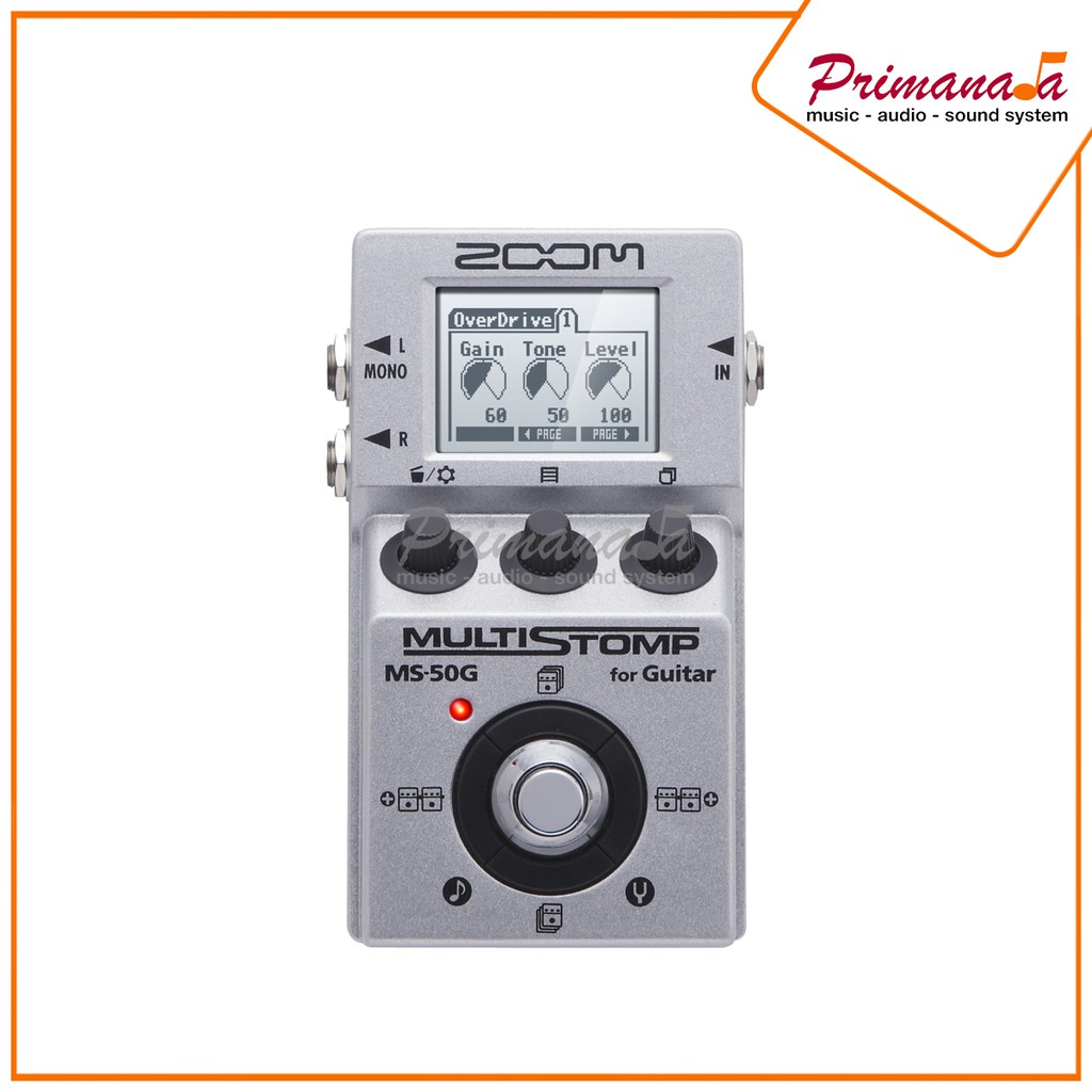 Zoom Multi Stomp MS-50G / MS50G / MS-50-G / MS50-G Efek Gitar
