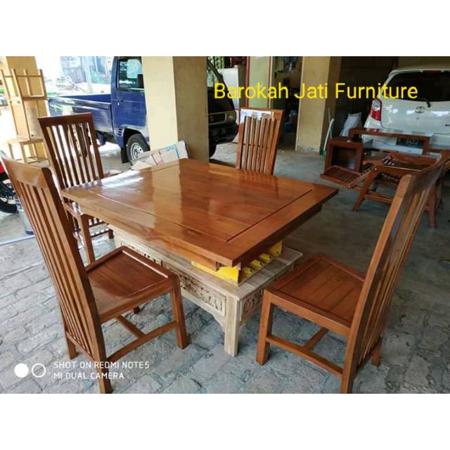 Jual Meja Makan Balero Salur Dengan Kursi Pcs Shopee Indonesia