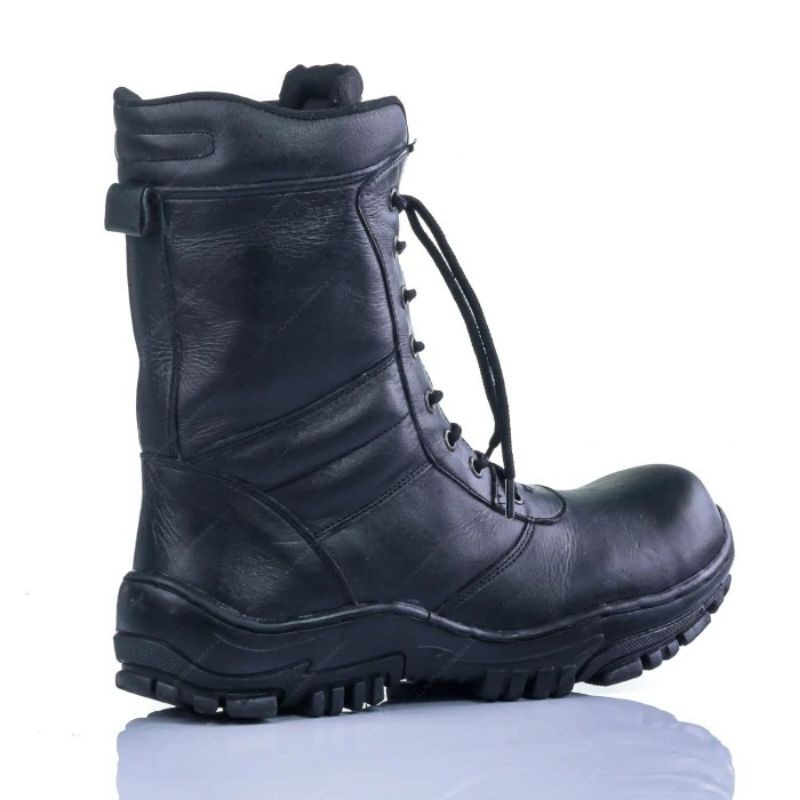 SEPATU SAFETY PDL KULIT TNI/POLRI, SEPATU BIKERS, BERKENDARA, OUTDOOR