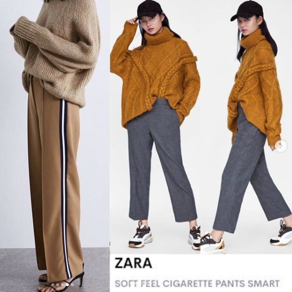  ZARA  Cigarette Pants  Celana  Panjang Wanita Original 