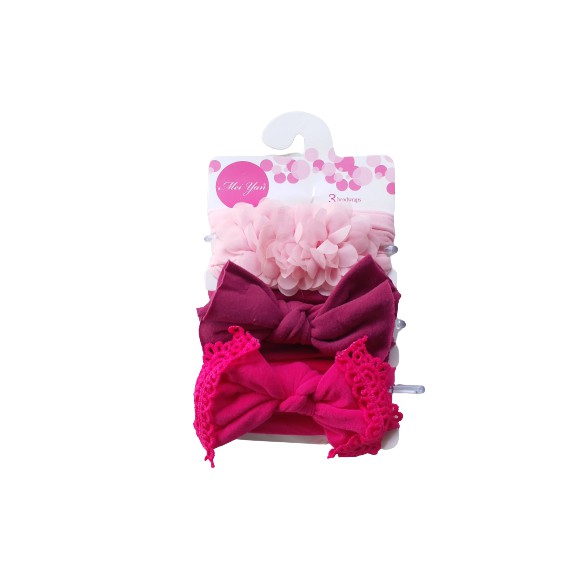 plazababyku Bandana RUFFLE Bandana Anak Bando Bayi Headband Anak Pita Simpul Melar