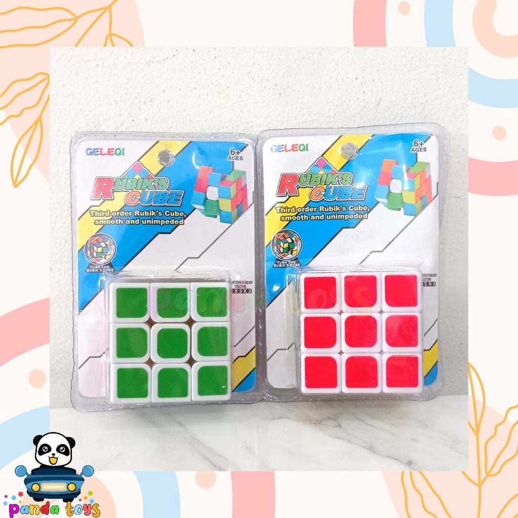 PANDA TOYS SEMARANG Mainan Edukasi Anak Rubik Kubus 3 X 3 - Rubik's Cube Warna-Warni