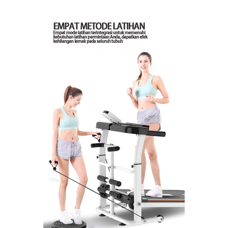 Treadmill Manual MultiFungsi Treadmill 8 in 1-Alat Fitness Termurah/Treadmill yang tidak menggunakan listrik