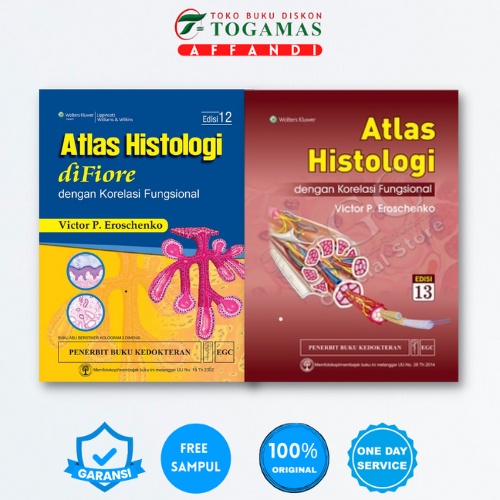 ATLAS HISTOLOGI DIFIORE DENGAN KORELASI FUNGSIONAL EDISI 12 - 13 // VICTOR P. EROSCHENKO