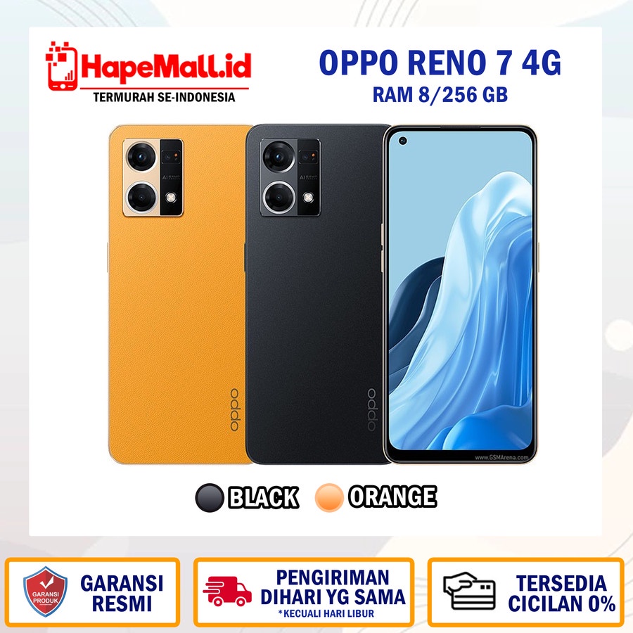 OPPO RENO 7 4G RAM 8/256GB GARANSI RESMI TERMURAH