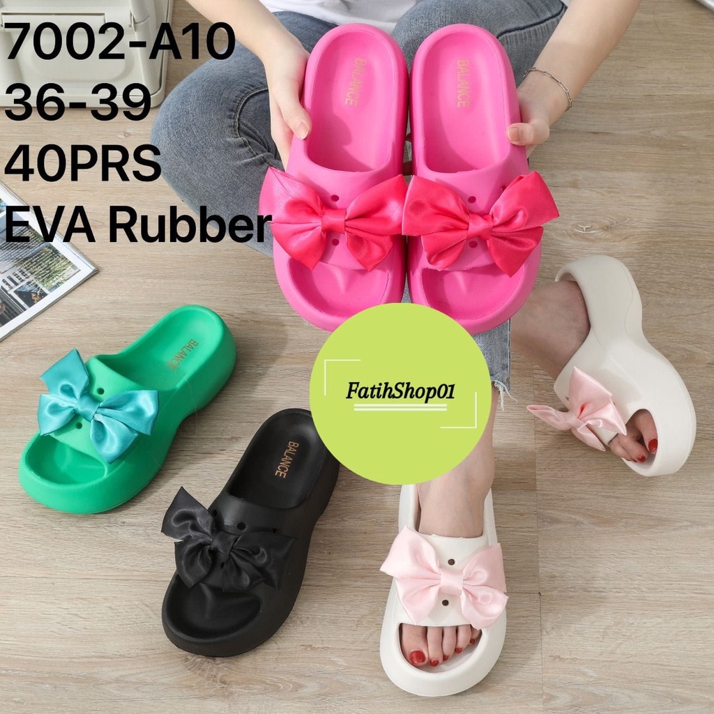 Sandal fuji import motif pita Balance 7002-A10 size (36-39) Sandal wanita fuji terbaru dan terlaris/sandal bangkok