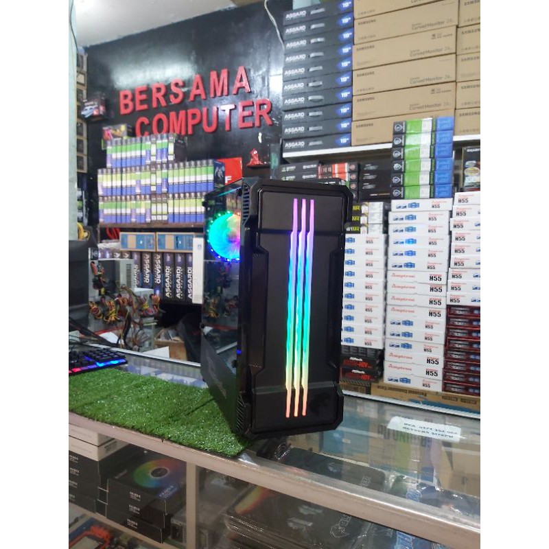 PC gaming desain editing core i7 ram 16 gb ssd 240gb vga 2gb baru