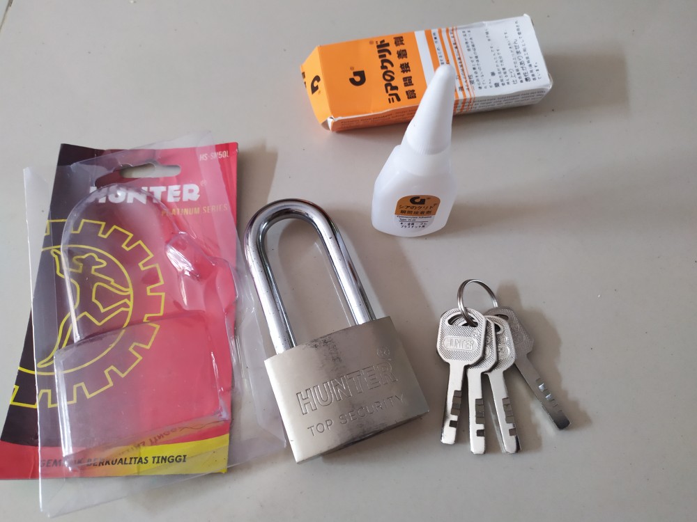Gembok Pagar Rumah Besi 50 L Hunter