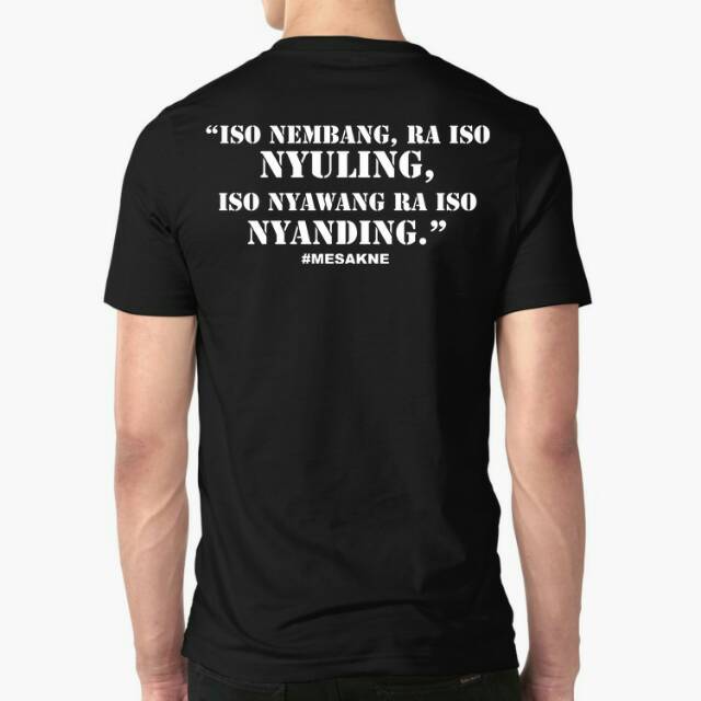 kaos/t shirt/baju keren MEME BAHASA JAWA