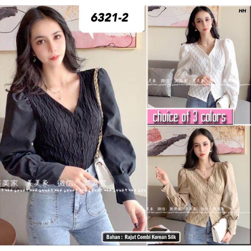 Atasan rajut import 6321-2