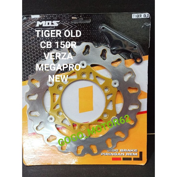 Piringan Disk Dis Cakram Depan Lebar Tiger Old Lama Cb 150R Verza Megapro New MOS Tebal