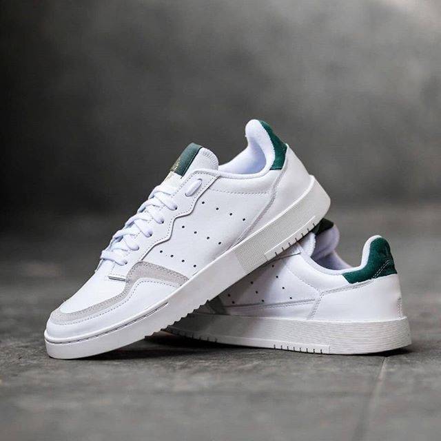 Adidas Supercourt White Green