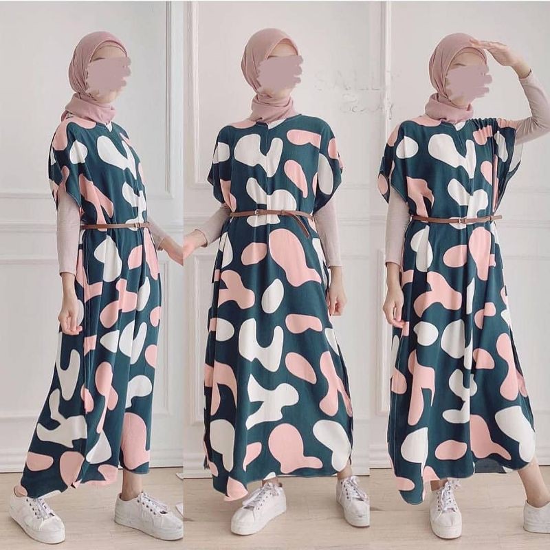 Sally Home Dress / fashion muslim terpopuler/ pakaian wanita terbaru/ dress muslim murah, BAJU TIDUR