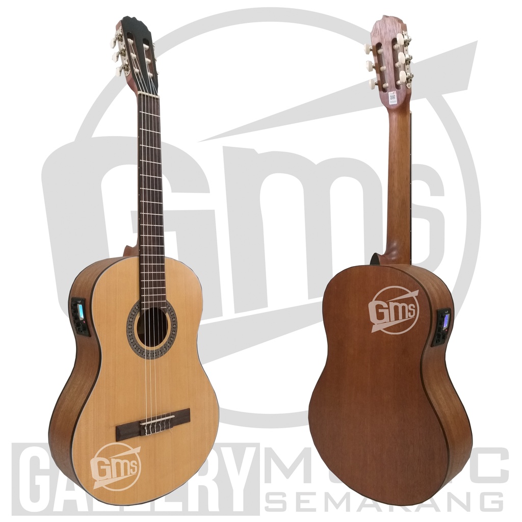 ORIGINAL!!! Gitar Klasik Elektrik Import Merk Cowboy CG-100 NA CG 100 NS Equalizer Tuner Cowboy AW-1