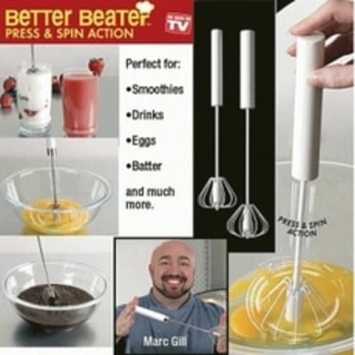 Better Beater as Seen ON TV 1set isi 2pcs  Mixer Mini - Alat Kocok Adonan Makanan Kue Minuman Telur