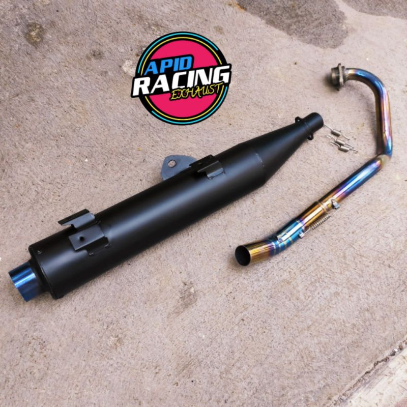 Knalpot Tsukigi Jupiter Mx new Mx old lama 135 Mx king 150 Tsukigi Blumoen Twotoon