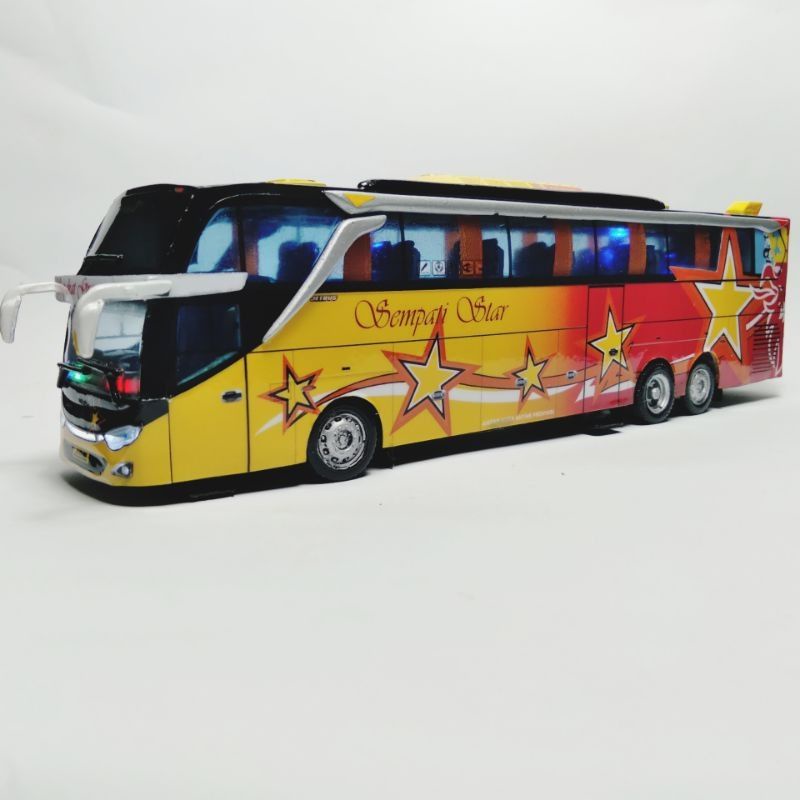 Miniatur Bus SEMPATI STAR Tronton Full Lampu