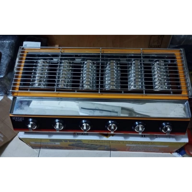 Roster bakaran getra 6 tungku cover stanles