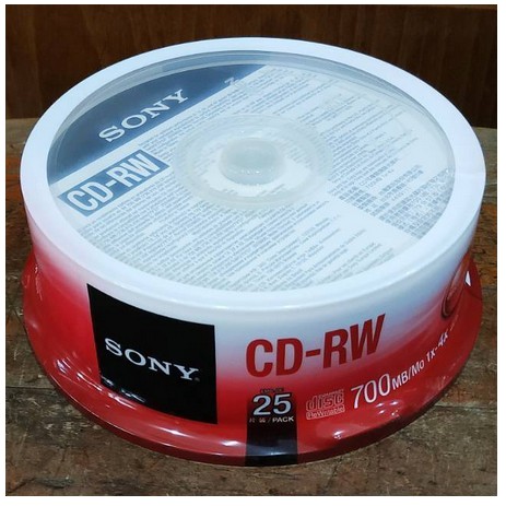 Sony CD-RW Blank 25 disk
