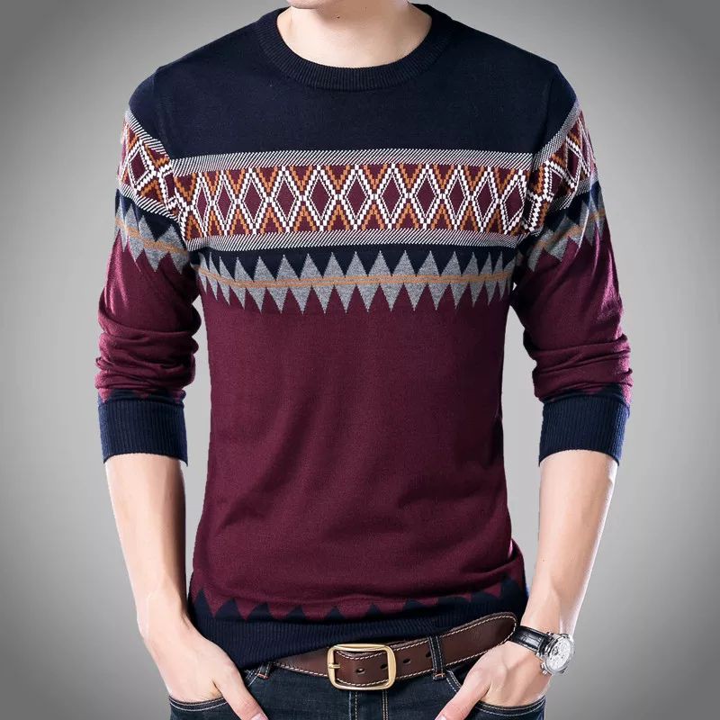 Sweater Rajut Pria Sweater Pria Harfiz Rajut Keren Korea Sweater Murah Pria Rajut Tribal