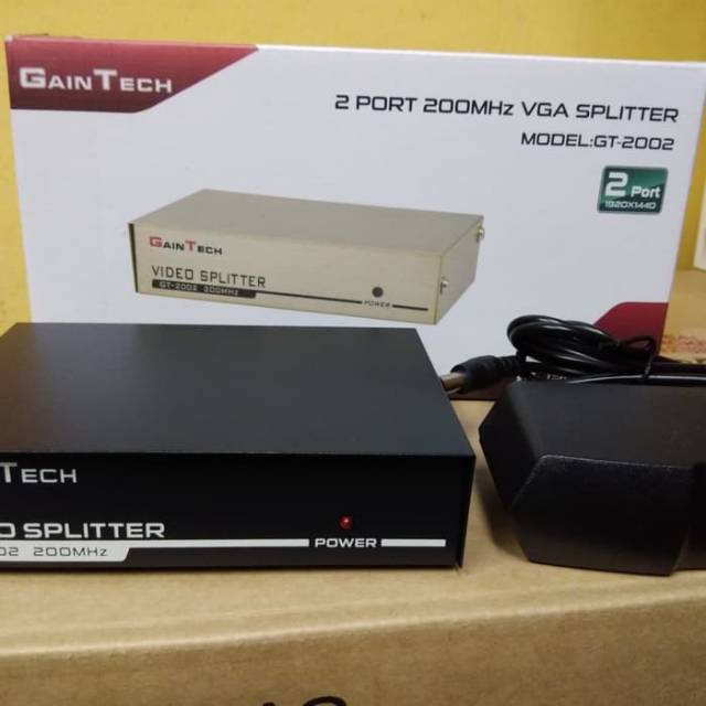 Gaintech VGA Splitter 2Port 200Mhz