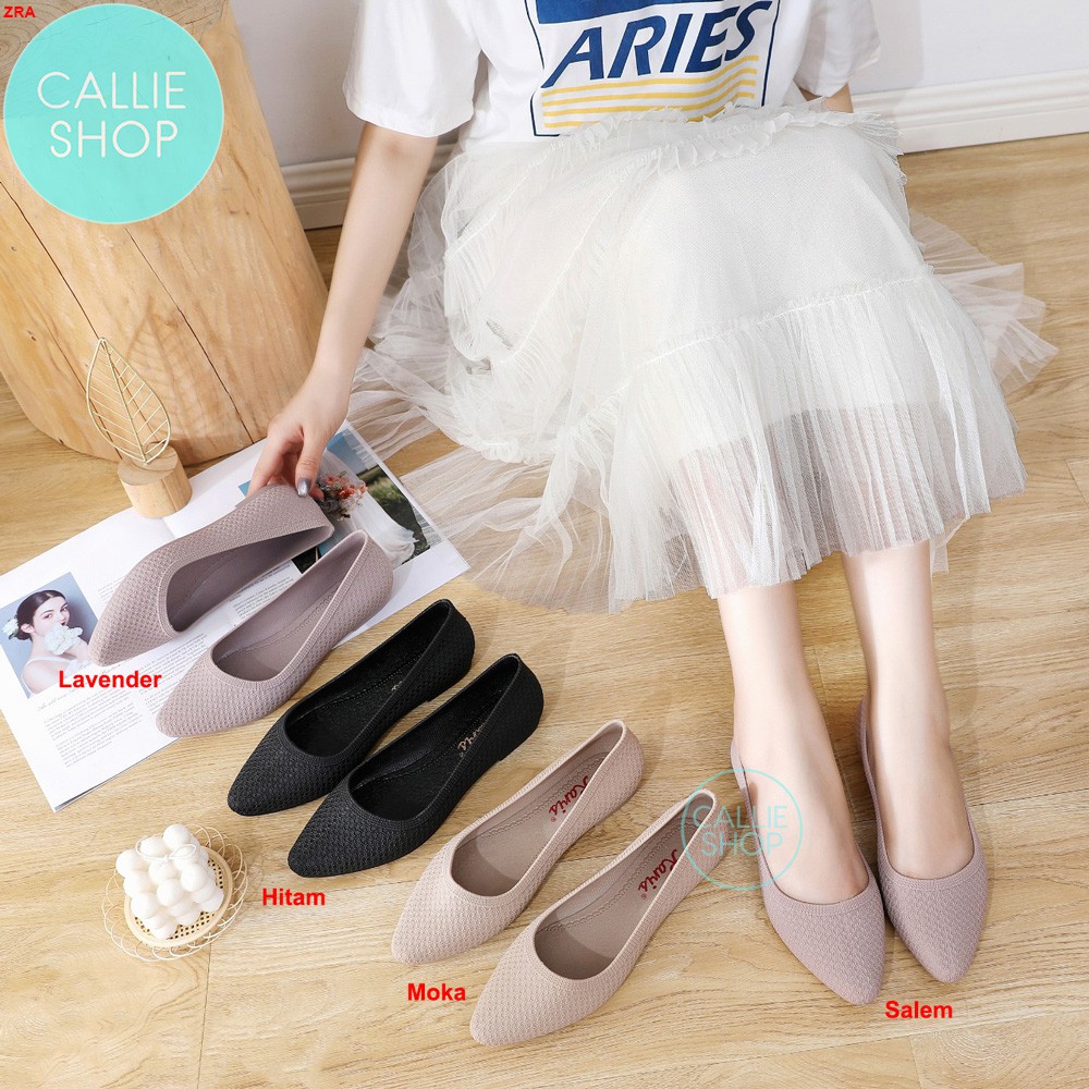 Sepatu Wanita Jelly Import Flat Shoes NEW Karis A568 Bisa Pilih Warna