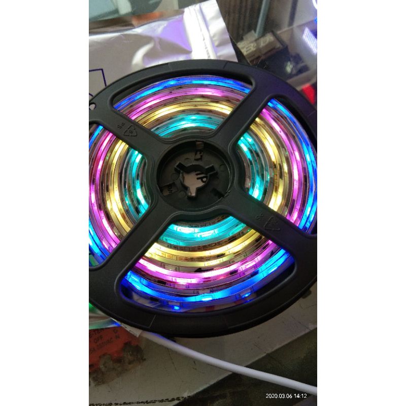 led strip rgb running dc 12v tipe 5050 1rol panjang 5meter waterproof