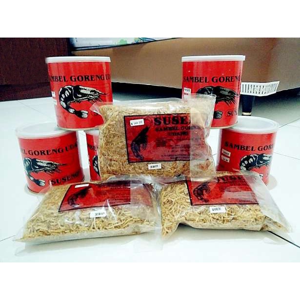 

- BARU Sambal Goreng Udang Kentang Suseno Asli Lampung Kemasan Plastik - Non Cabe