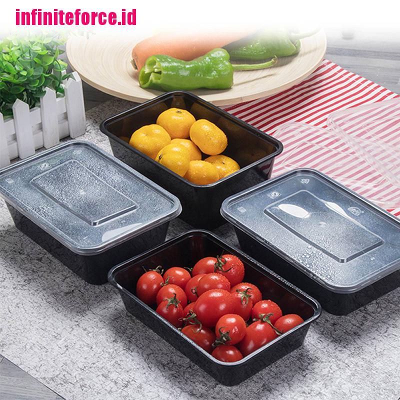 10pcs Kotak Makan Bento Model Dapat Dimasukan Microwave