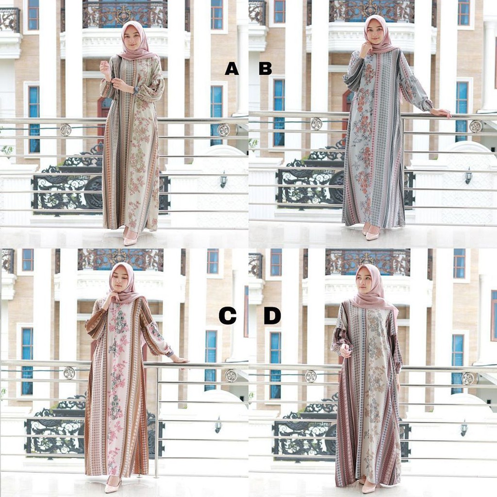GAMIS CORINA SWEDING / MOTIF CANTIK DAN ELEGAN / BUSUI / 4 MOTIF