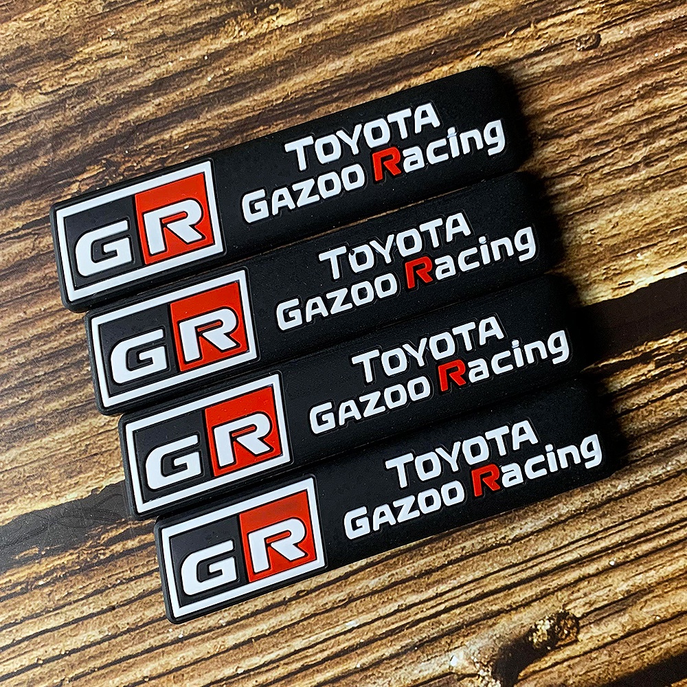 Stiker Strip Logo Toyota Anti Slip / Tabrakan Untuk Mobil